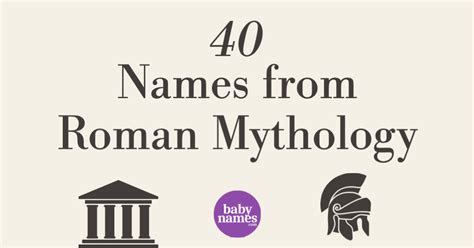 40 Names From Roman Mythology