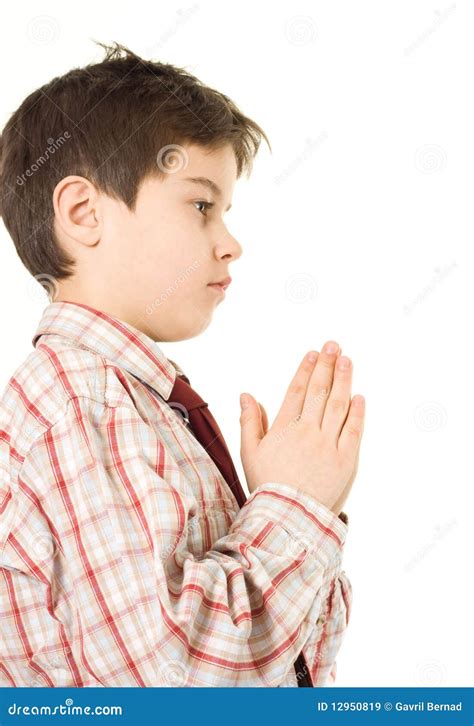 Boy Praying Stock Image Image Of Religion Lifestyles 12950819