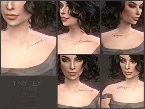 Sims 4 Tattoos Downloads Sims 4 Updates Page 8 Of 56