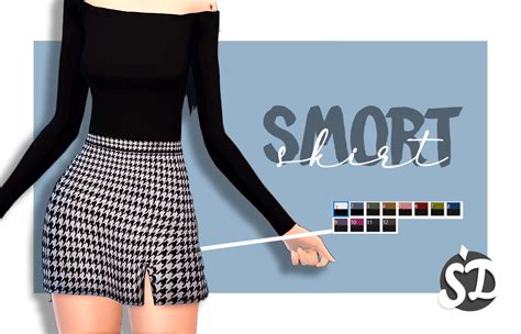 Sims 4 Smort Skirt The Sims Book