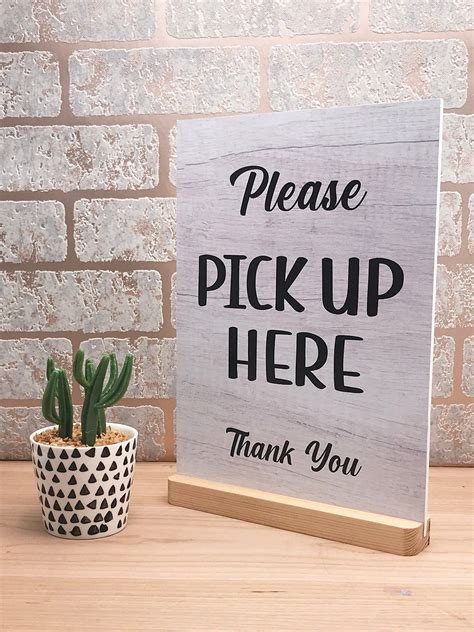 Please Pick Up Here Sign Available As Freestanding Or Etsy Uk In 2022