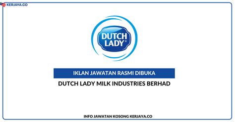 It was previously under roya. Jawatan Kosong Terkini Dutch Lady Milk Industries Berhad ...