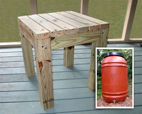 How To Build A Rain Barrel Stand The Emerging Home