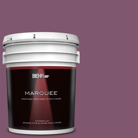 Behr Marquee 5 Gal M110 7 Euphoric Magenta Flat Exterior Paint