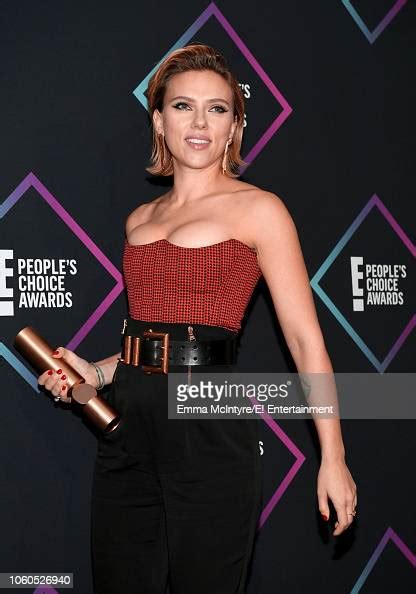 Actor Scarlett Johansson Winner Of The Female Movie Star Of 2018