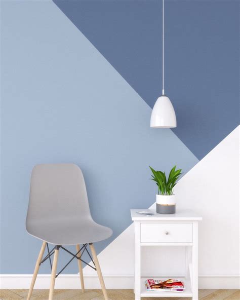 10 Creative Geometric Wall Paint Ideas Living Room