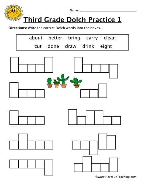 Pin By Have Fun Teaching On First Grade Third Grade Sight Words