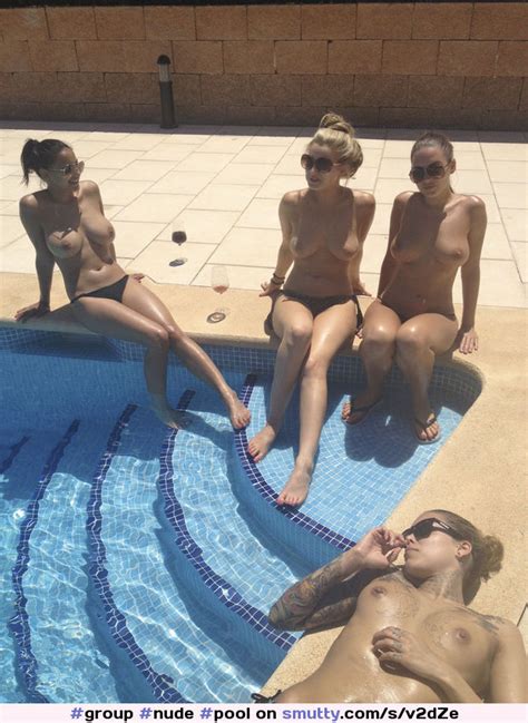 Group Nude Pool Outdoor Chooseone Sitting Center Smutty
