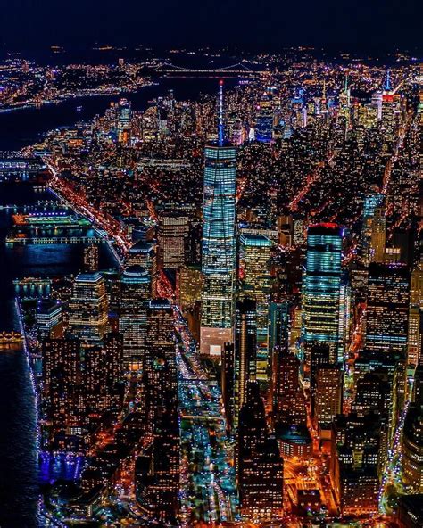 Manhattan At Night By Chris Nova By The Best