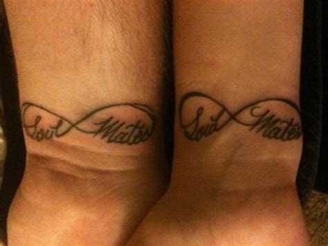 My Tat With The Love Of My Life My Soul Mate Tattoos Infinity Tattoo Tatting