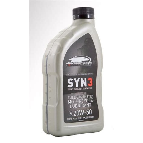 Did you know that the oil in your harley is responsible for keeping your engine running at optimal temperatures? Screamin' Eagle® Syn3® Full Synthetic Motorcycle Lubricant ...