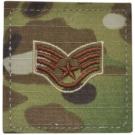 Air Force Staff Sergeant Rank Ocpscorpion With Hook And Loop Walmart