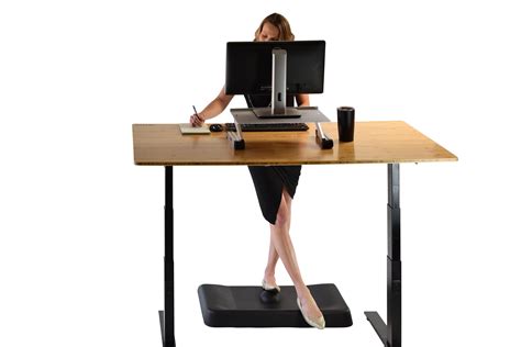 If you've never used a standing desk mat before, but find yourself feeling sore after standing all day, the sky solutions anti fatigue mat will likely meet. Amazon.com: Uncaged Ergonomics (ASM-b) Active Standing ...