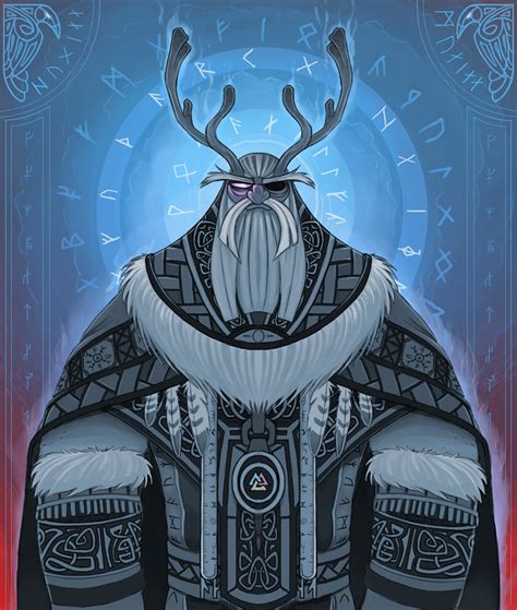 Odin Allfather Norse Norse Pagan North Mythology