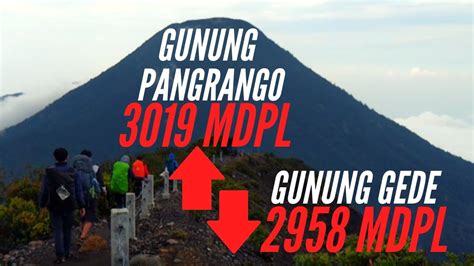Pendakian Gunung Gede Pangrango Via Putri Lintas Via Cibodas Youtube