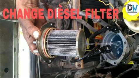 How To Change Diesel Filter Crdi Vehicle Youtube