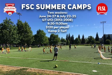 Fsc Summer Camps Folsom Lake Soccer League