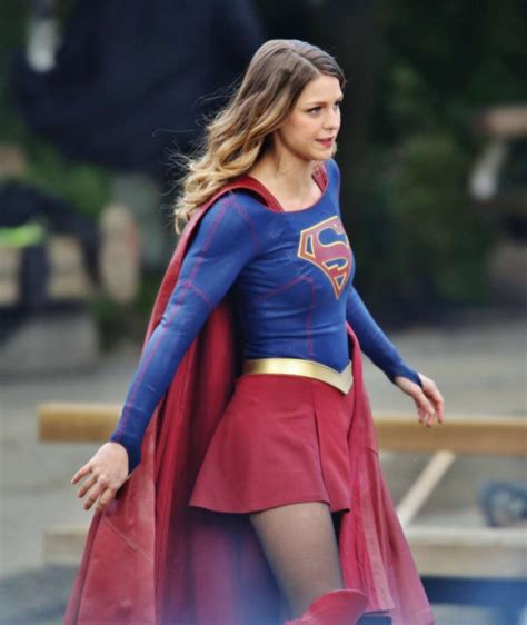 Melissa Benoist On Supergirl Set 36 Gotceleb
