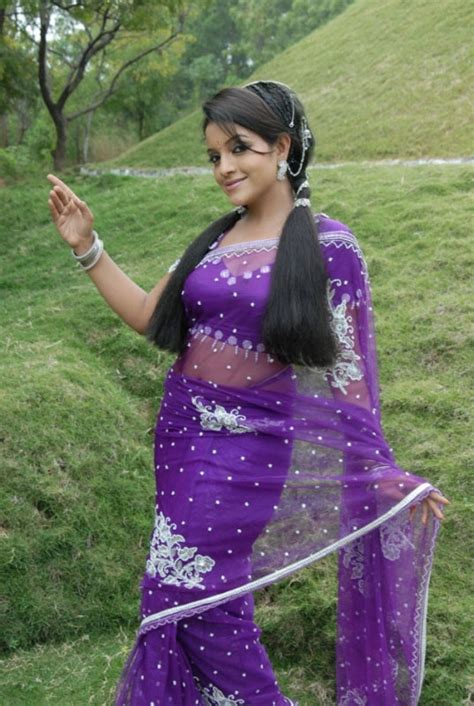 Tamil Actress Padmini Beautiful Purple Saree Photoshoot Without Water Mark Beautiful Indian