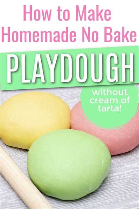 Homemade Playdough Without Cream Of Tartar 6 No Cook Recipes Easy