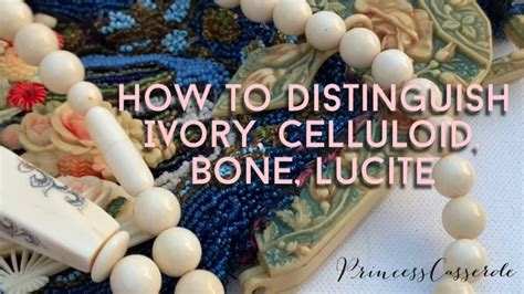 Ivory Jewelry How To Identify And Examples Plus Lookalikes Celluloid