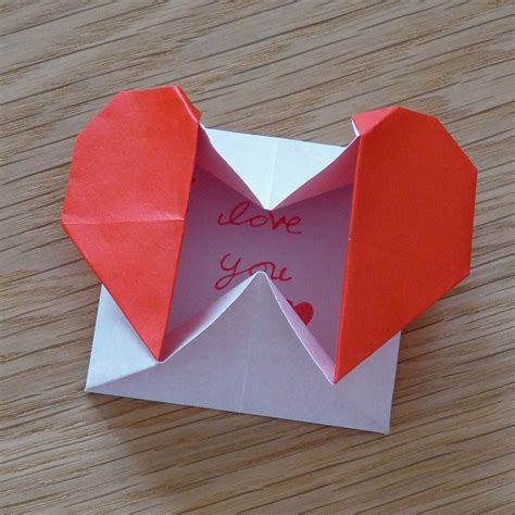 Easy Origami Heart Box Origami Box Heart Easy Envelope Tutorial Paper