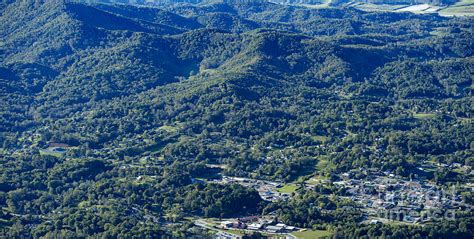 Franklin North Carolina Aerial Photo Photograph By David Oppenheimer