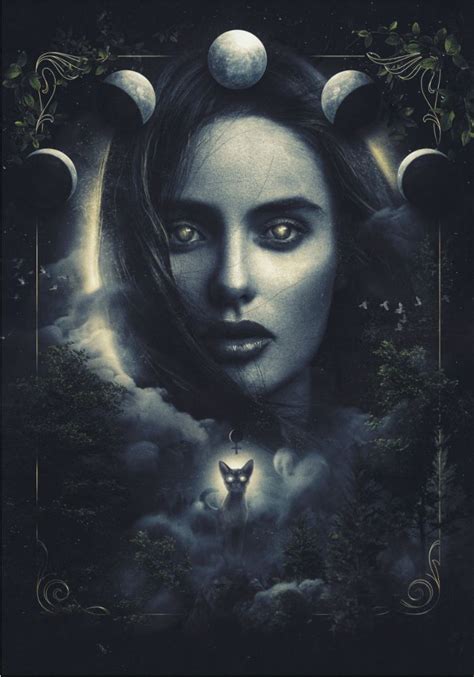 Lillith Goddess Mode Baroque Beautiful Dark Art Goddess Art Moon
