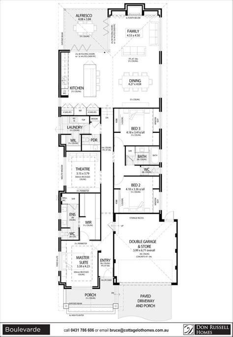Narrow Lot Lake House Plans With Garage 10 Images Easyhomeplan
