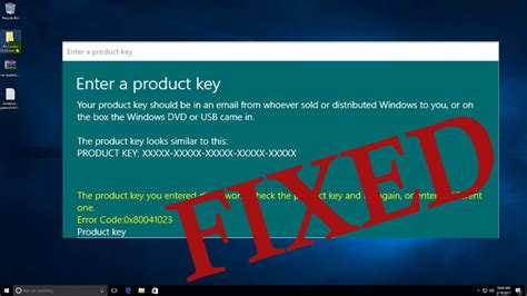 Solucionado Cómo Corregir El Error De Activación De Windows 10 0x80041023