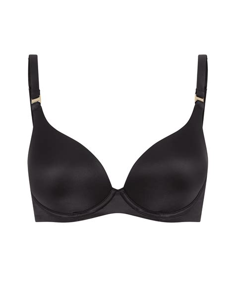 Paige Moulded Plunge Underwired Bra In Black Agent Provocateur All
