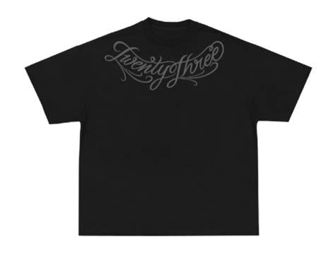 Central Cee Merch 23 Black T Shirt Whats On The Star
