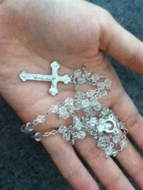 What is the proper way to hold a rosary. What's a Nice Evangelical Girl Like You Doing With a ...