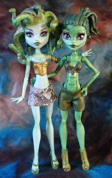 Monster High Gorgon Sisters By Redmermaidwerewolf On Deviantart