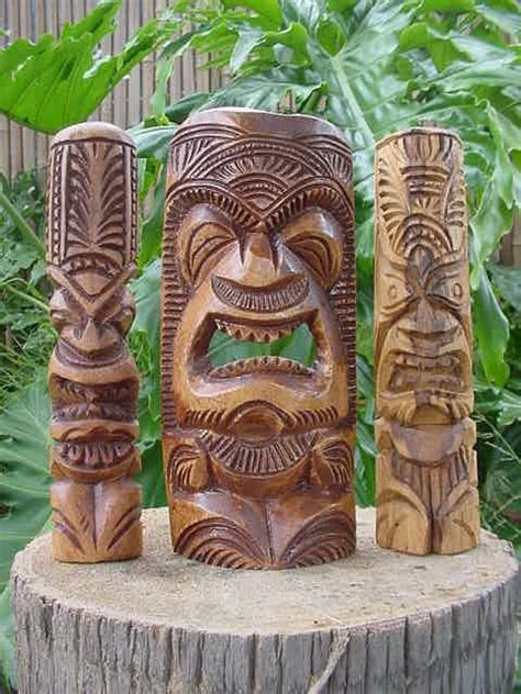Hawaiian Tiki Tiki Statues Tiki Art