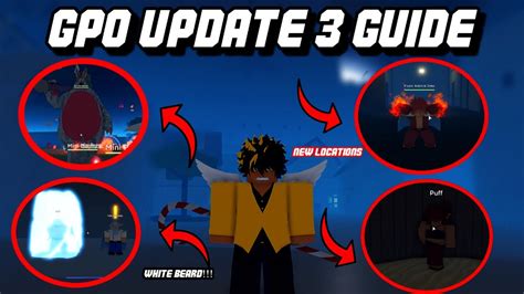 Grand Piece Online Update 3 Guide All Locationsbosses Youtube