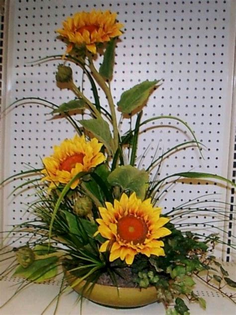 Silk Sunflower Arrangements Ideas On Foter