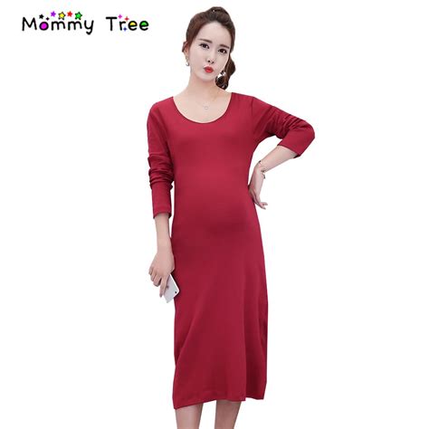 Fashion 2017 Women Spring Summer Long Maternity Maxi Dress Pregnancy Clothes For Pregnant Women