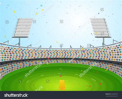 Discover More Than 150 Cricket Stadium Drawing Easy Latest Vietkidsiq