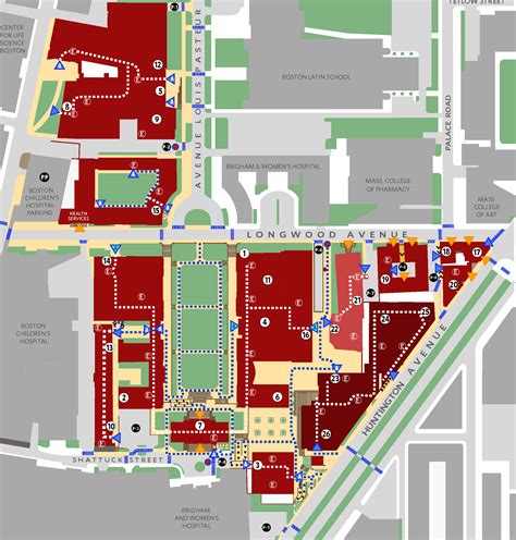 Accessibility Map Harvard Medical Campus Planning