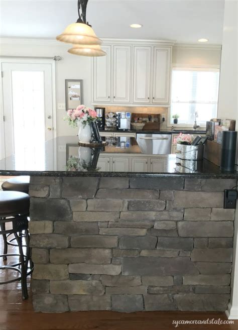 Check spelling or type a new query. Stone under kitchen island, dark granite, light cabinets ...