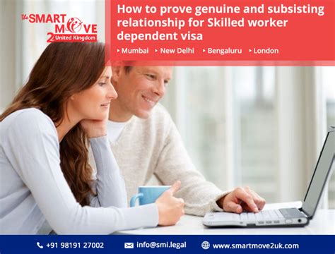 Genuine And Subsisting Relationship For Skilled Worker Dependent Visa The Smartmove2uk