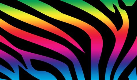 Download Colorful Neon Zebra Print Wallpaper By Gregorylane