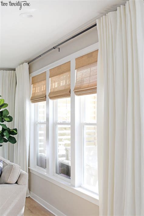 Budget Friendly Living Room Window Treatments Window Treatments