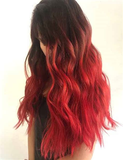Hair Color Trends For 2020 Red Ombre Hairstyles Pretty