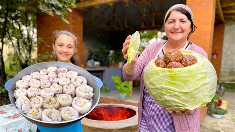 Juicy Meatballs In Whole Huge Cabbage Amazing Stuffed Recipes