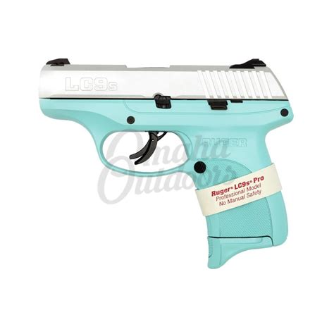 Notify Me Ruger Lc9s Pro Tiffany Blue Pistol 9mm Satin Aluminum Slide