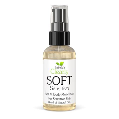 Clearly Soft Face And Body Oil For Sensitive Skin Relieve Etsy