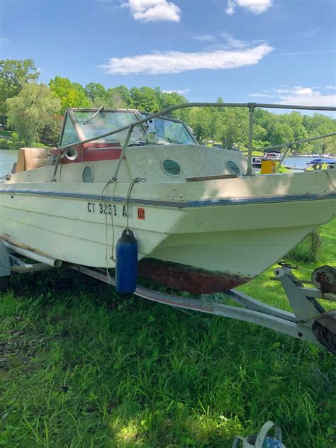 1966 Thunderbird 21 Boat Located In Brookfield Ct Has Trailer 1966