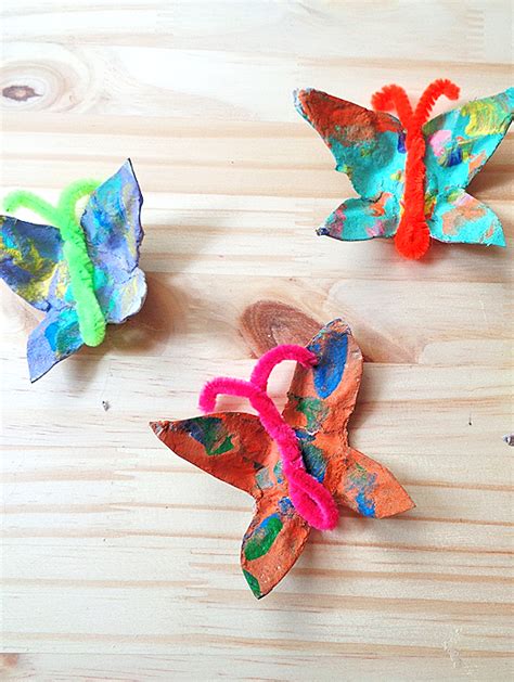 Egg Carton Butterflies Craft Our Kid Things